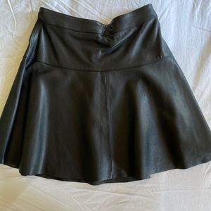 Leather skirt